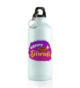 Festive Glow Of Thirsty Lights Diwali Aluminium Printed Sipper Bottle 600ml