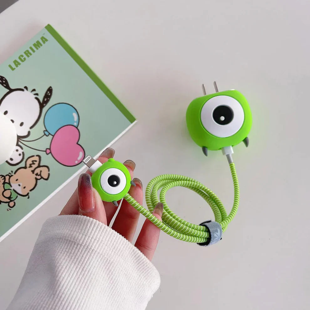 Iphone Charger Case Cover - Cyclope - 4 Piece Set