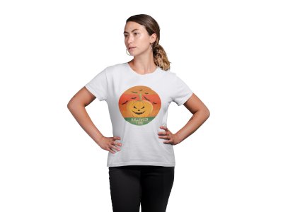 Halloween time, pumpkin - Printed Tees for Women's -designed for Halloween