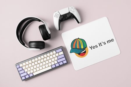 Yes, Its Me Emoji - Emoji Printed Mousepad For Emoji Lovers