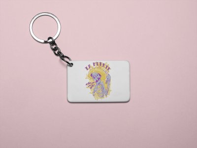 La Muerte - Printed acrylic animated Keychain(Pack Of 2)