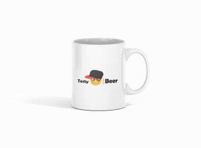 Alcoholic Emoji- emoji printed ceramic white coffee and tea mugs/ cups for emoji lover people