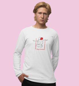 Te Amo Te Quiero: (white) Full Sleeve T-Shirt For Singles