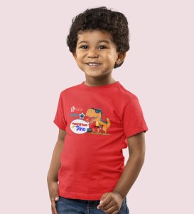 Rockstar Dino, Boys Printed Crew Neck T-Shirt