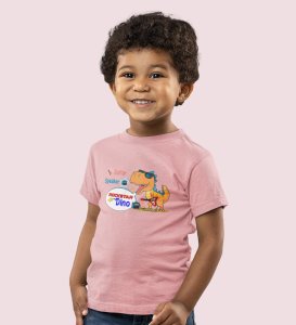 Rockstar Dino, Boys Printed Crew Neck T-Shirt