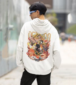 The Master of Clay with a Legacy of Art and Chaos Printed White Cotton Hoodie For Men