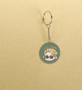 Kento Nanami The Dedicated Sorcerer of Precision Anime Printed Round Keychains Pack of 2