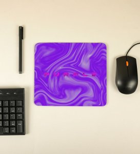 Purple Printed Mousepads Suitable For Gaming, Computer, Laptop, Home & Office