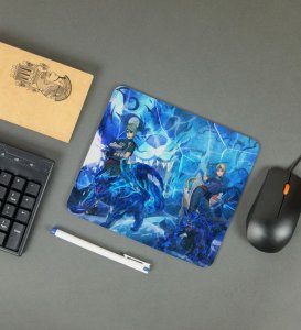 Blaze of Unity: The Tale of Matatabi and Yugito Nii Printed Mousepad