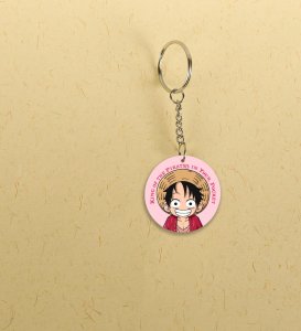 Little Captain of Freedom Anime Printed Round Keychains Pack of 2