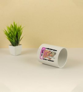 Humorous Morning Mood Coffee Starter Pop Art Printed Coffee Mug 250ml